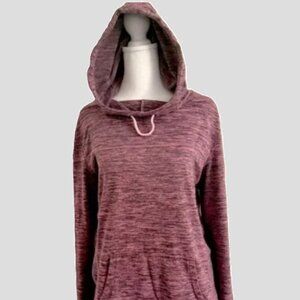 Pink and Black Pullover Hoodie